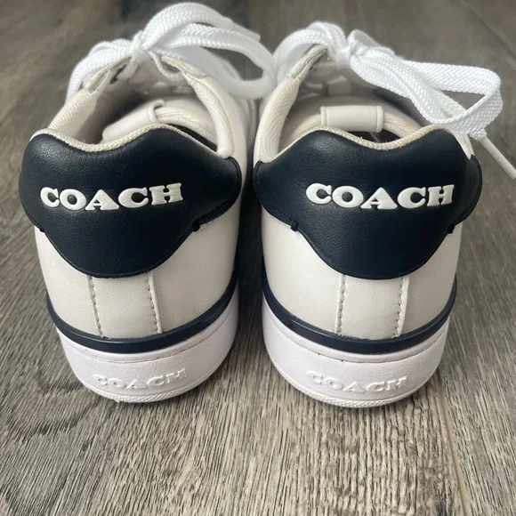 Coach Women's Black and White Sneakers - Picture 1 of 8